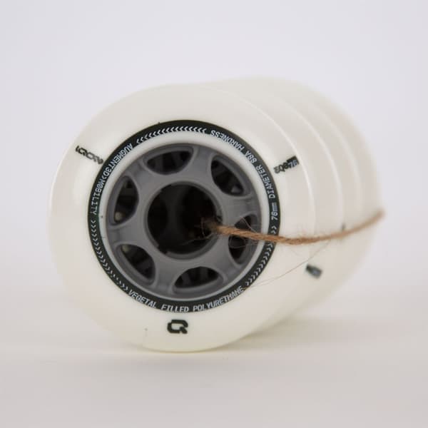 Iqon Skridskor Hjul Eqo 76 88a 4 Enheter Silver 76 mm