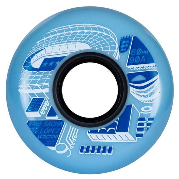 Iqon Skøjter Hjul Sacha Lopez Pro 4 Enheder Blå 60 mm / 90A