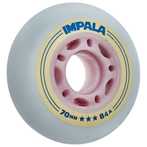 Impala Rollers Inline Hjul 4 Enheter Vit 70 mm