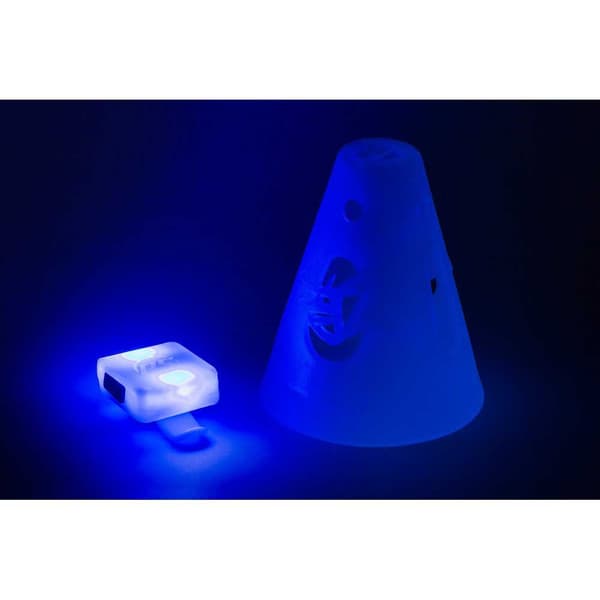 Powerslide Glow In The Dark Cones With Led 10 Units Hvid