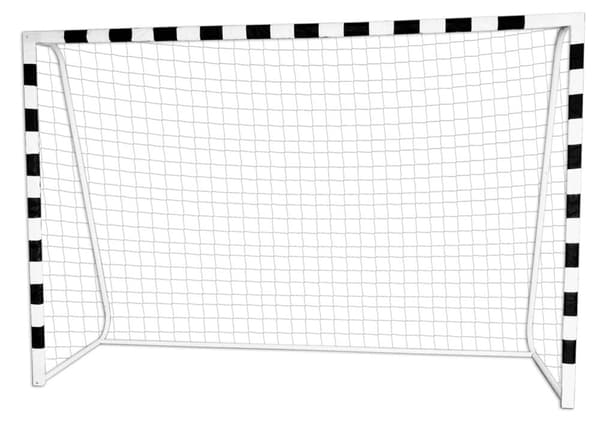 Pro fodboldmål 300 x 200 cm hvid og sort