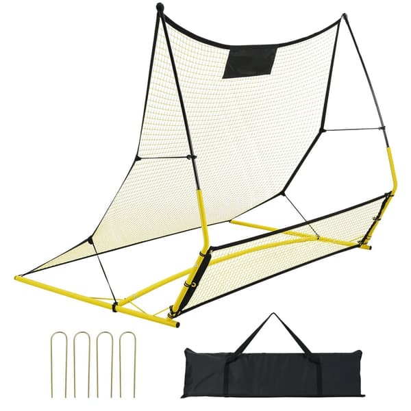 Fodboldtræner, 2 I 1 Design, Rebounder Væg, 183x130cm
