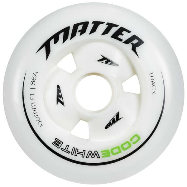 Matter Wheels Hjul Code F1 Hvid 100 mm