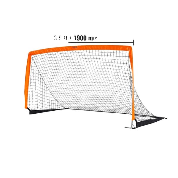 Fodboldmål, bærbart design, foldbart og pop-up, 2 stk 4x3ft 6.5x3.25ft