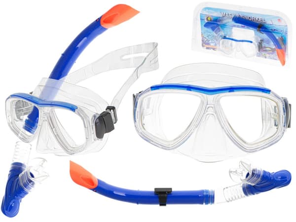 Dykkermaske svømning snorkling + snorkel Sæt
