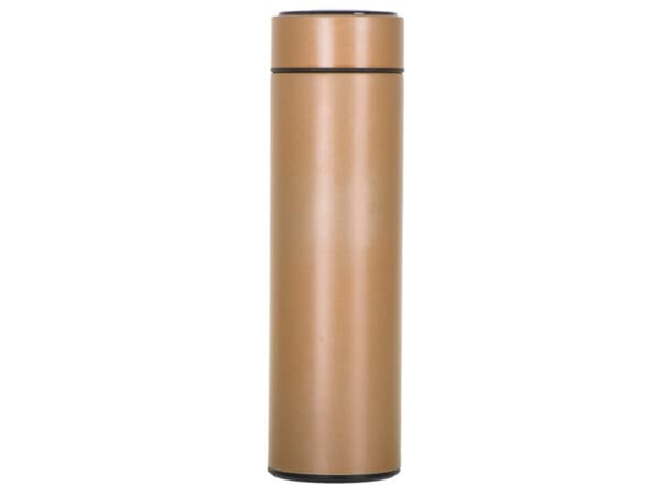 Termoflaskmugg termos smart LED 500ml guld