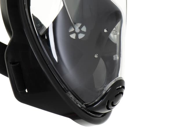 Snorkelmask helvikbar L/XL svart