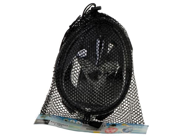 Snorkelmask helvikbar L/XL svart