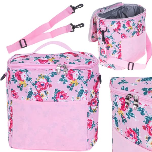 Termopose til frokost, picnicmad, 11L, pink