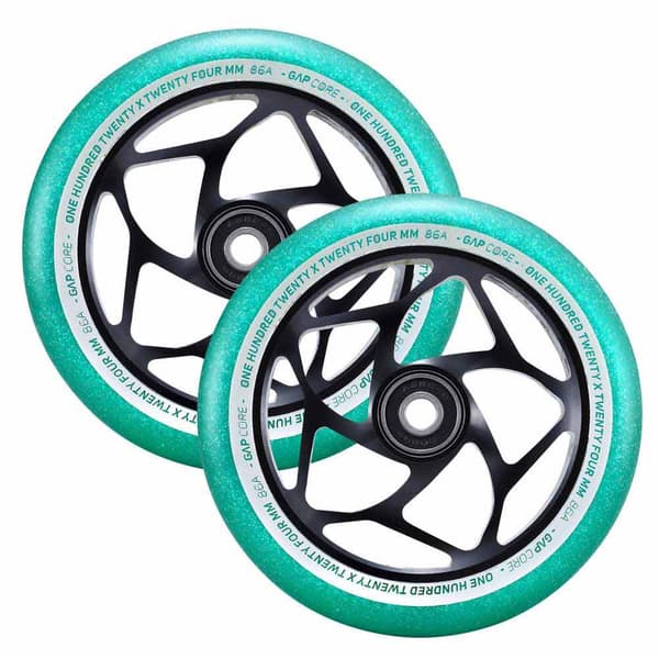 Blunt Skootterin Pyörä Gap Core Hopeinen 120mm