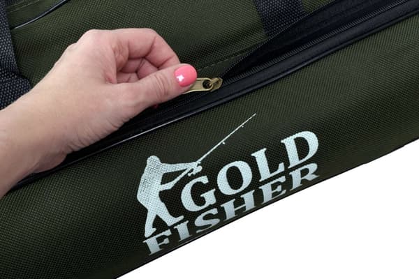 140 cm Gold Fisher fiskespöskydd, 3 fack