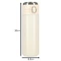 Miniatyrbild 3 av 6: Termisk vattenflaskmugg med munstycke LED termos 420ml, beige