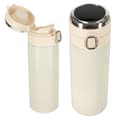 Miniatyrbild 5 av 6: Termisk vattenflaskmugg med munstycke LED termos 420ml, beige