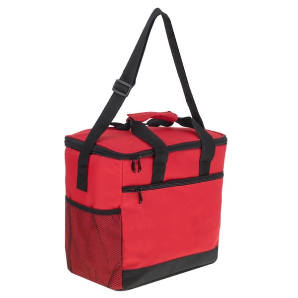 Termopose til frokost, mad, morgenmad, isolerende, til strand, picnic, 16L, rød
