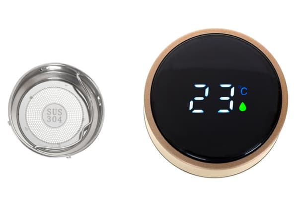 Termoflaske krus termokande smart LED 500ml guld