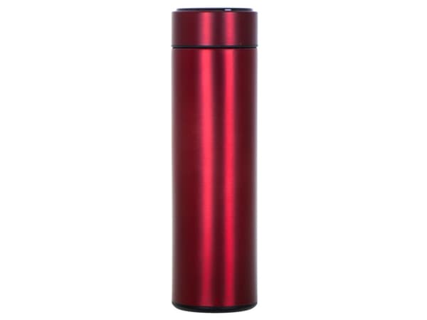Termoflaske krus termokande smart LED 500ml bordeaux