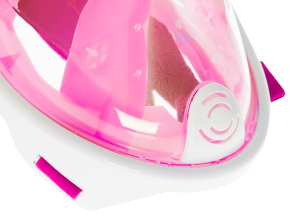 Täysin taitettava snorklausnaamari S/M pinkki