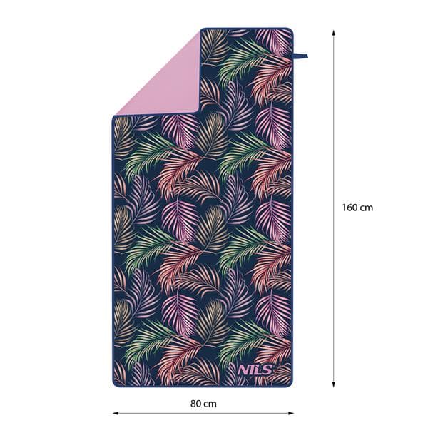 NCR14 JUNGLE MICROFIBER HANDDUK 160x80 cm NILS