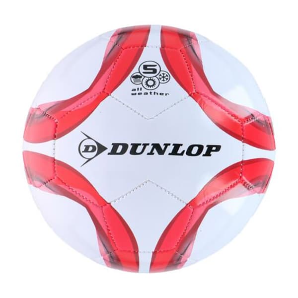 Dunlop-Fotbollsbolls.5(röd)