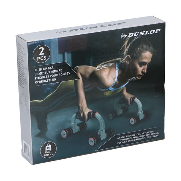 Dunlop-PushUpBarspush-uphandtag2st.(Röd)