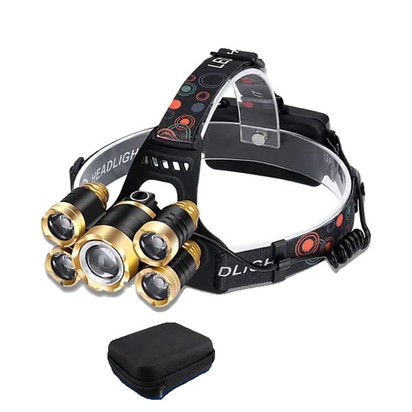 LED Pannlampa, Super Ljus, Uppladdningsbar, Paket I
