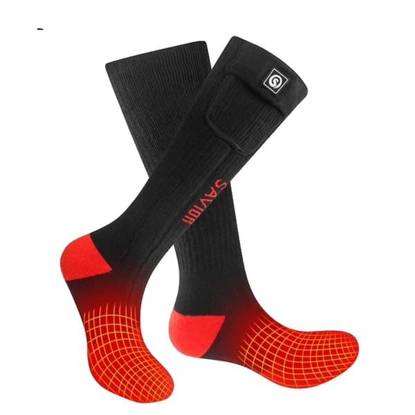Uppvärmda skidsockor, elektrisk uppvärmning, uppladdningsbar termoteknik, M, SS06R