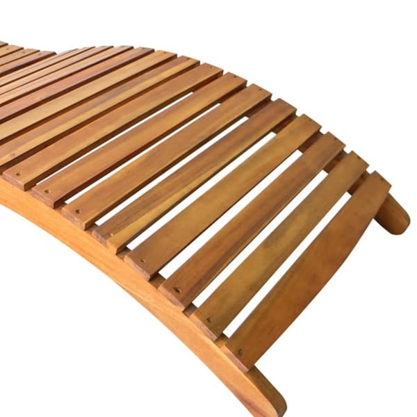 vidaXL Solseng heltre akasie brun