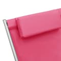 Miniatyrbillede 6 af 9: vidaXL havestole 2 stk. stål pink