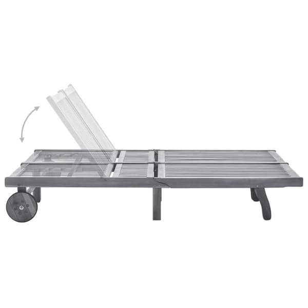 vidaXL Solseng for 2 personer heltre akasie