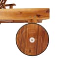 Miniatyrbillede 7 af 11: vidaXL liggestole 2 stk. med bord massivt akacietræ