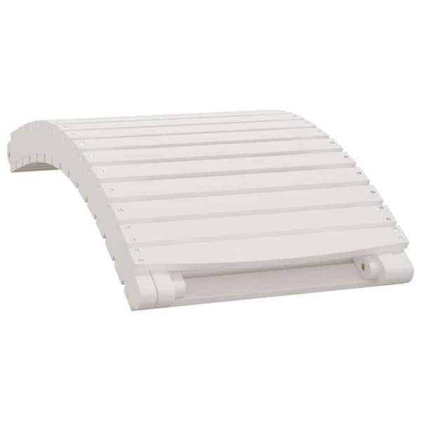 vidaXL Solseng med bord hvit heltre akasie