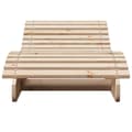 Miniatyrbilde 5 av 10: vidaXL Solsenger 2 stk 205x60x31,5 cm heltre furu
