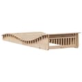 Miniatyrbillede 6 af 9: vidaXL liggestol 205x80x31,5 cm massivt fyrretræ