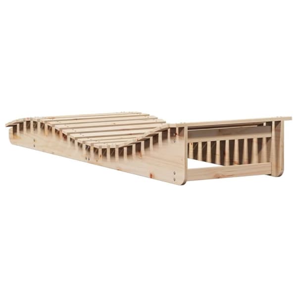 vidaXL Aurinkotuoli 205x70x31,5 cm täysi mänty