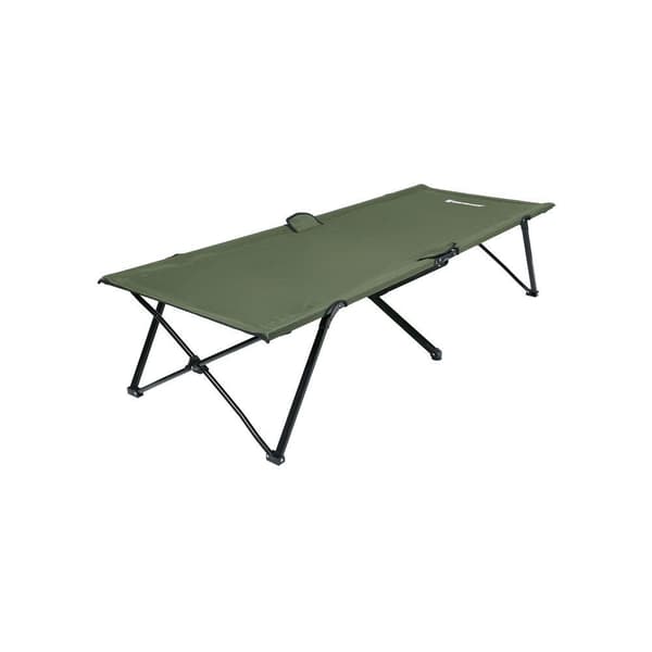 Rootz campingsäng - Heavy Duty campingsäng - hopfällbar tältsäng - utomhussäng - kompakt tältsäng - campingsäng för barn - armygrön - 206 x 45 x 75 cm