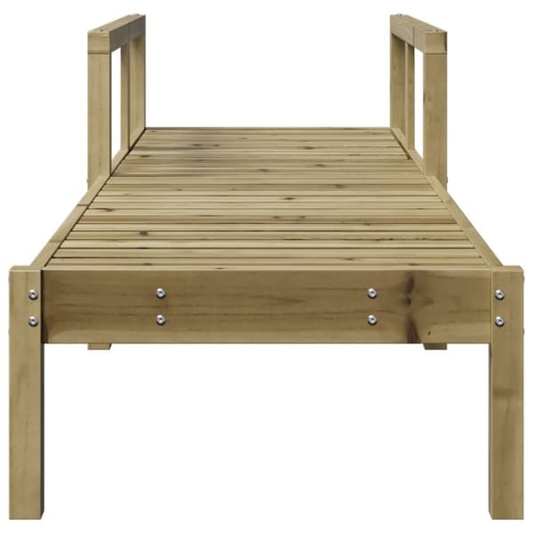 vidaXL Solseng 199,5x62x55 cm impregnert furu