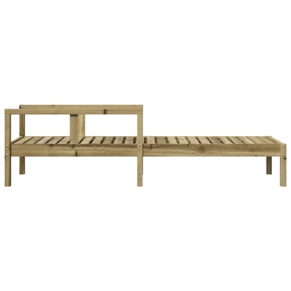 vidaXL Solseng 199,5x62x55 cm impregnert furu
