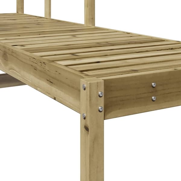 vidaXL Solseng 199,5x62x55 cm impregnert furu