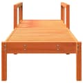 Pikkukuva 4 / 10: vidaXL Aurinkotuoli vahanruskea 199,5x62x55 cm täysi mänty