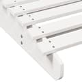 Miniatyrbild 7 av 9: vidaXL Solsäng vit 205x80x31,5 cm massiv furu