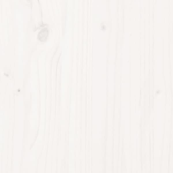 vidaXL liggestole 2 stk. 205x60x31,5 cm massivt fyrretræ hvid