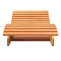 Miniatyrbilde 4 av 9: vidaXL Solseng voksbrun 205x60x31,5 cm heltre furu