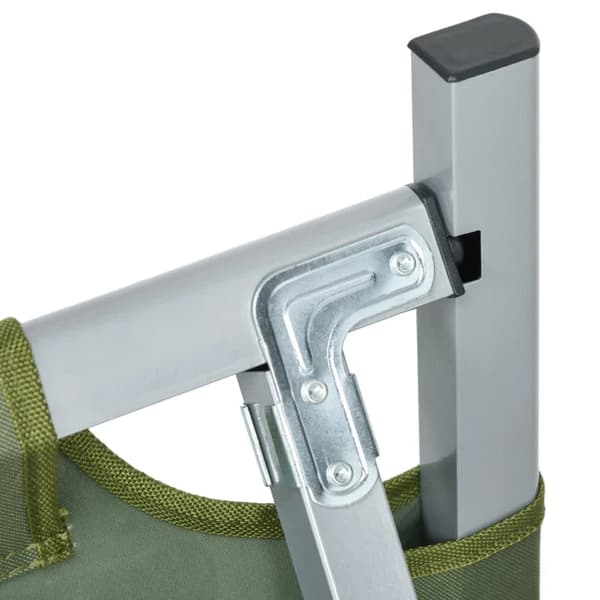 Rootz Campingseng - Campingseng - Luftmadras - Sovepose - 5-delt sæt - Inklusiv transporttaske - Grøn - 193 x 86 x 43/63 cm