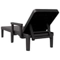 Miniatyrbilde 6 av 11: vidaXL Høydejusterbar solseng 4-veis 155,5x57x28 cm polypropylen