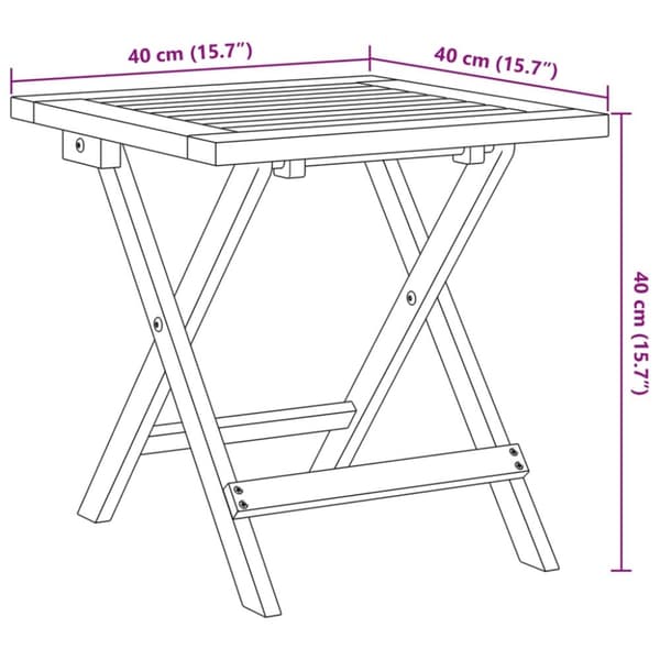 vidaXL Solsenger 2 stk med bord svart heltre akasie