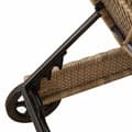 Miniatyrbillede 11 af 11: vidaXL liggestol med hjul og hynde polyrattan beige