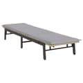 Miniatyrbillede 5 af 11: vidaXL liggestol med hynde polyrattan beige