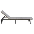 Miniatyrbillede 8 af 11: vidaXL liggestol med hynde polyrattan beige