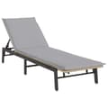 Miniatyrbillede 1 af 11: vidaXL liggestol med hynde polyrattan beige