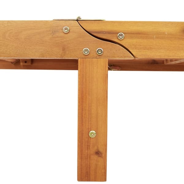 vidaXL Sol Lounger Set om 2 Brun, Röd